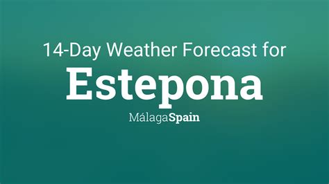 weather spain estepona|estepona weather radar.